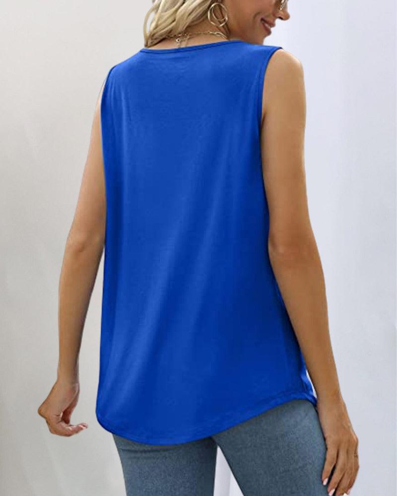 Yara™ | Tanktop met vierkante hals