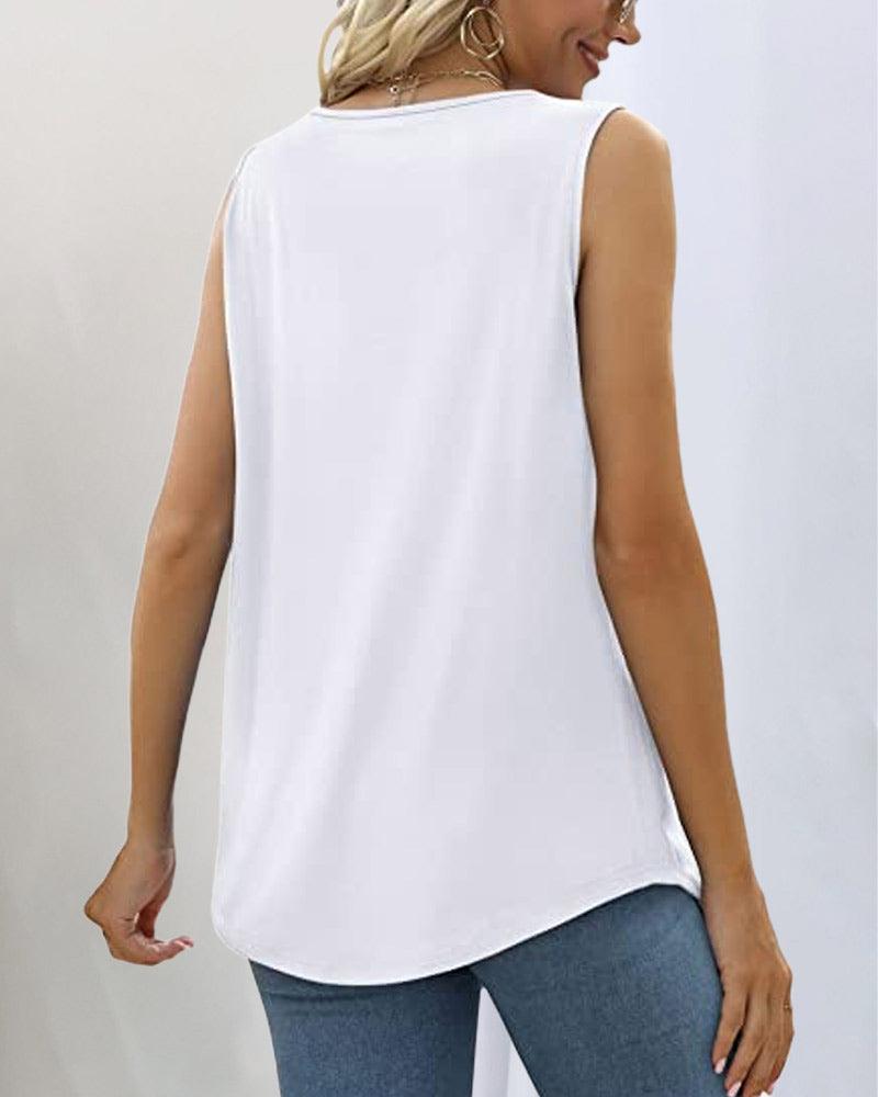 Yara™ | Tanktop met vierkante hals