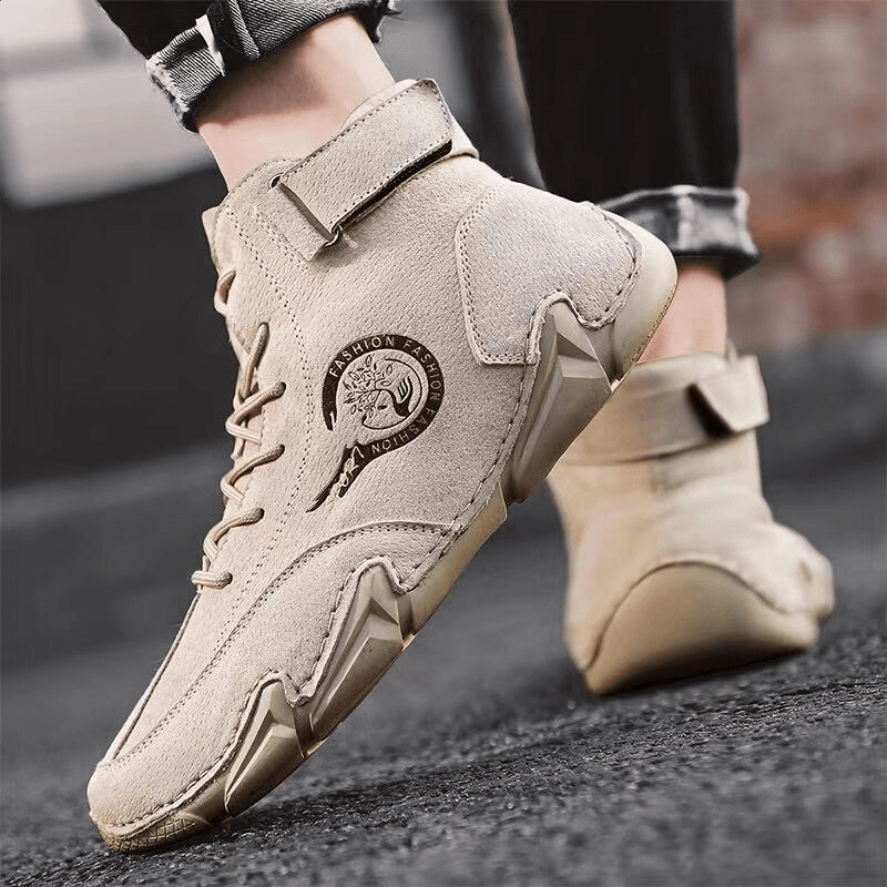 Jack | Warme anti-slip winterschoenen in lederlook