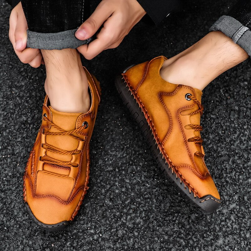 Nieuwe herenschoenen | Leren loafers - handgemaakt