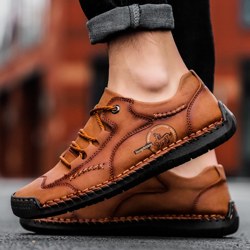 Nieuwe herenschoenen | Leren loafers - handgemaakt
