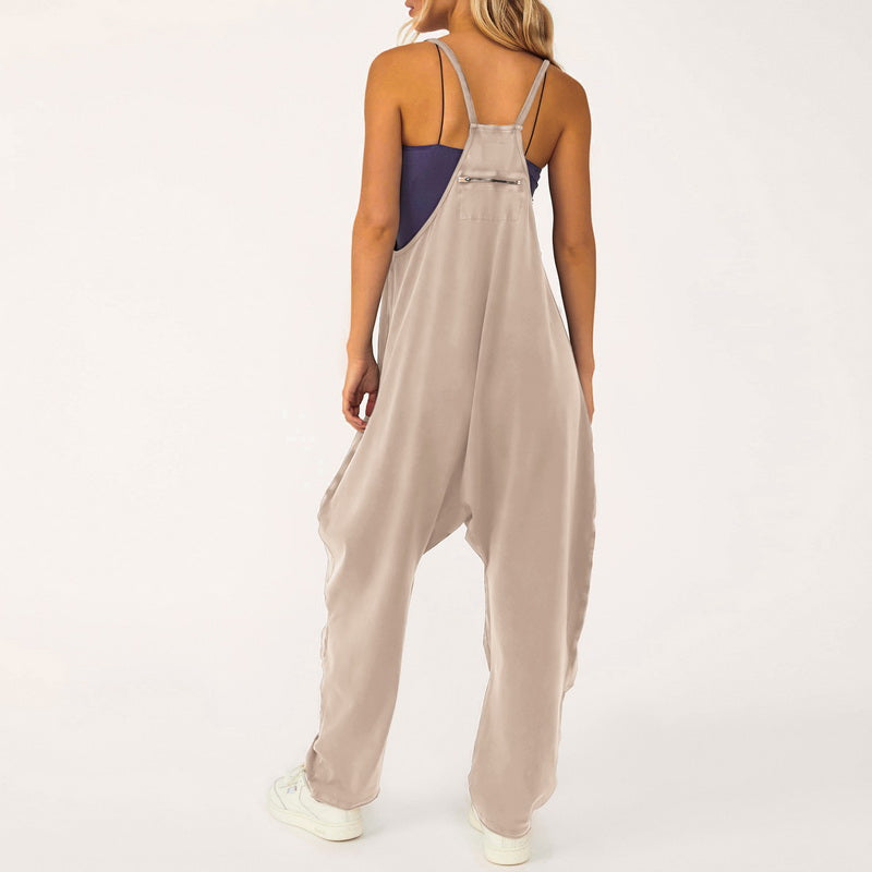 Anna™ | Mouwloze jumpsuit met grote zakken