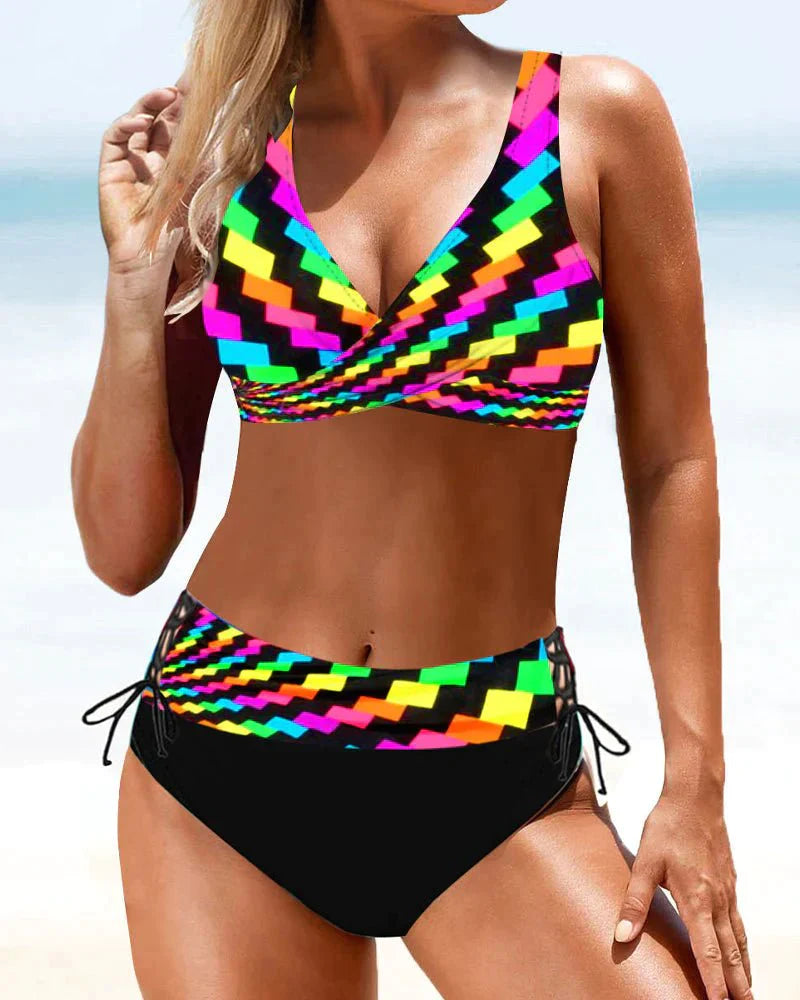 Elara™ | Kleurrijk bikini set