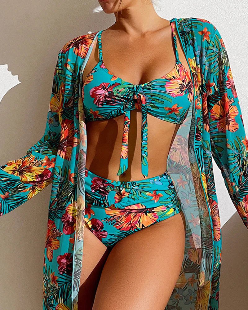 Odette™ Bikini met Bloemenprint (3 delig)