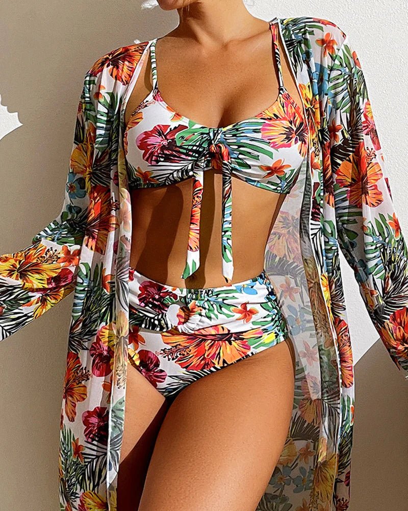 Odette™ Bikini met Bloemenprint (3 delig)